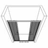 Duschvägg för nisch Hietakari Forma 464 – 3D-ritning Duschvägg för nisch Hietakari Forma 464 – 3D-ritning