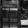 Svängbar duschdörr med fast del och väggmagnet Hietakari Forma 384, svart ram, klart glas Svängbar duschdörr med fast del och väggmagnet Hietakari Forma 384 – 6