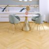 Fiskbensparkett ek Esta AB Pure Line 700 mm extra mattlackad – närbild Fiskbensparkett ek Esta AB Pure Line 700 mm extra mattlackad – 3