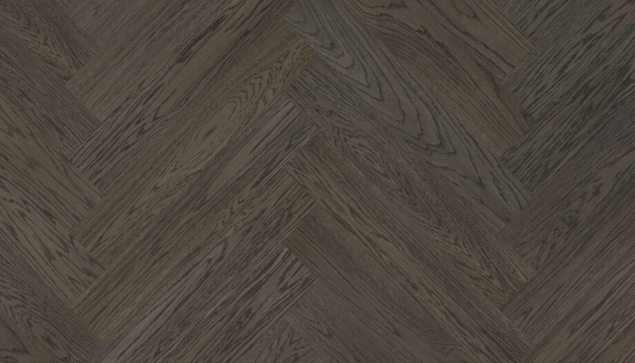 Fiskbensparkett ek Esta Nova Eco Elite Lava Grey extra mattlackad – närbild Fiskbensparkett ek Esta Nova Eco Elite Lava Grey extra mattlackad – 2