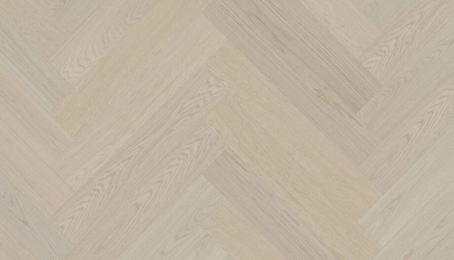 Fiskbensparkett ek Esta Nova Eco Elite Pearl extra mattlackad – närbild Fiskbensparkett ek Esta Nova Eco Elite Pearl extra mattlackad – 2