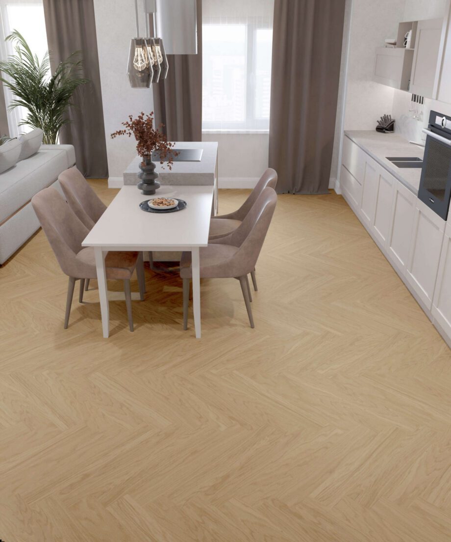 Fiskbensparkett ek Esta Nova Eco Elite Pure Line extra mattlackad – 3
