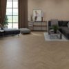 Fiskbensparkett ek Esta Nova Eco Elite Sandstone extra mattlackad – 2