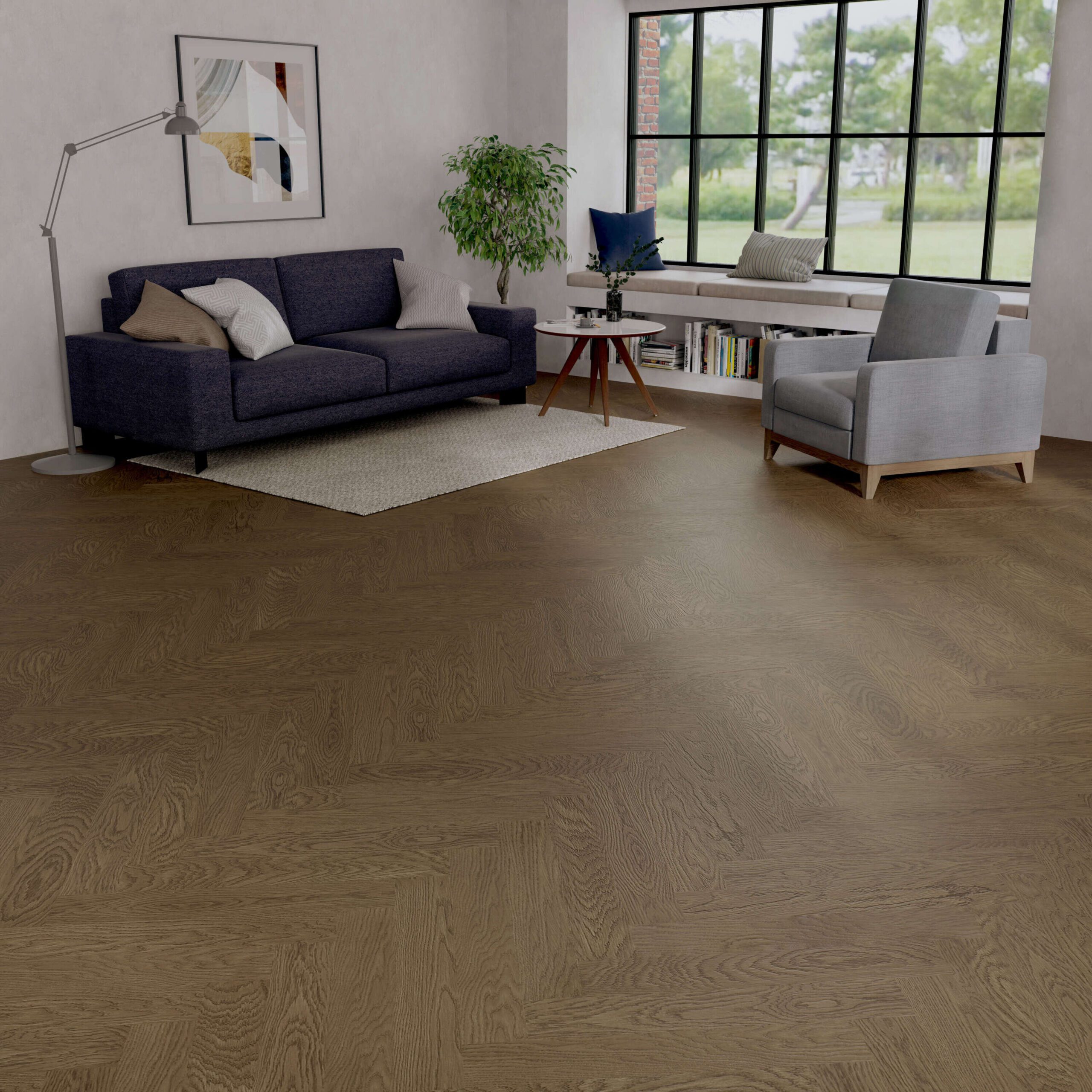 Fiskbensparkett ek Esta Nova Eco Elite Stavanger extra mattlackad – 3