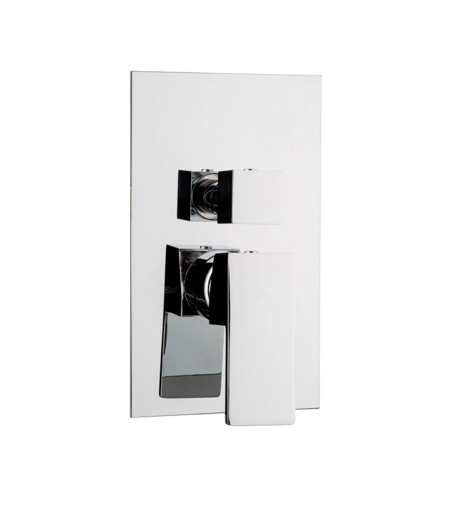 Inbyggd duschblandare Emmevi Gea 26019CER, 2 utlopp, omkastarpatron – 2