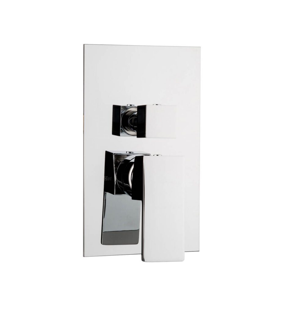 Inbyggd duschblandare Emmevi Siris 47019CER, 2 utlopp, omkastarpatron, krom, sluten spak Inbyggd duschblandare Emmevi Siris 47019CER, 2 utlopp, omkastarpatron – 2