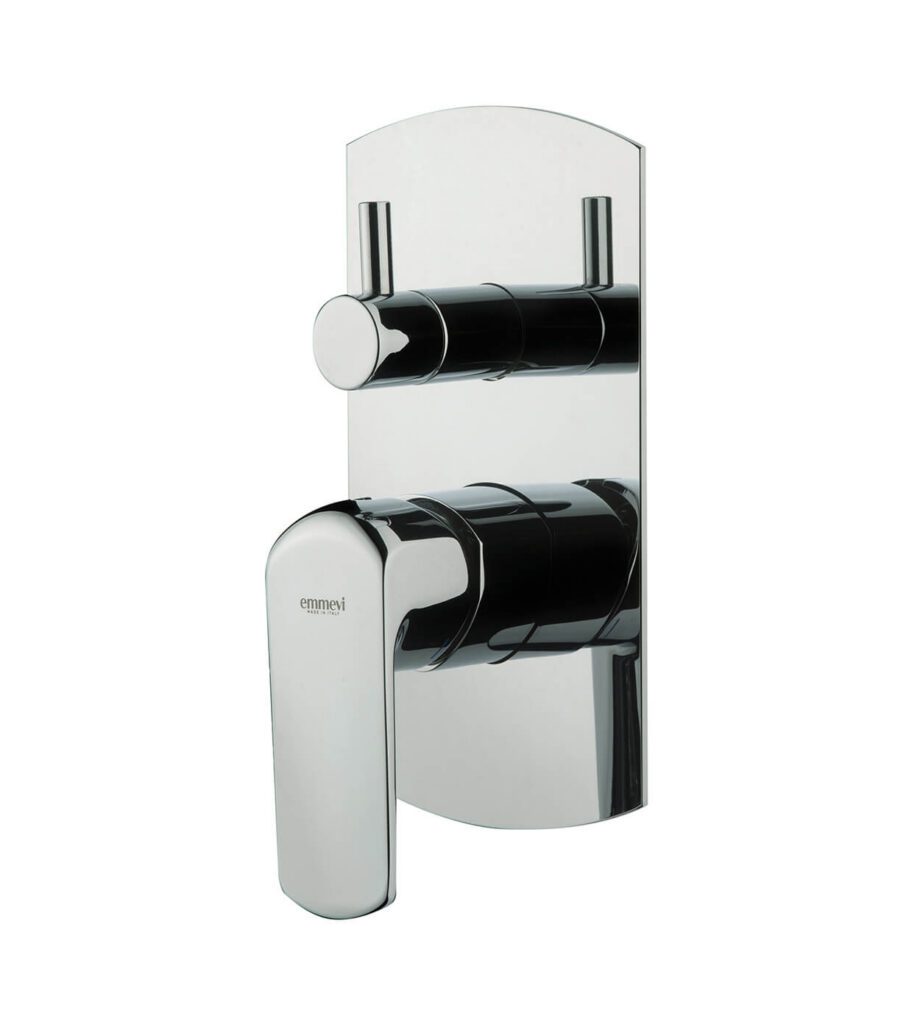 Inbyggd duschblandare Emmevi Stele 99019CER, 2 utlopp, omkastarpatron
