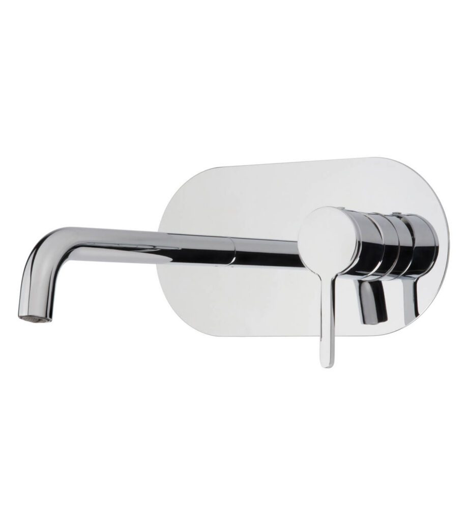 Inbyggd tvättställsblandare Emmevi Filobrass 85055, en täckplatta, krom Inbyggd tvättställsblandare Emmevi Filobrass 85055, en täckplatta