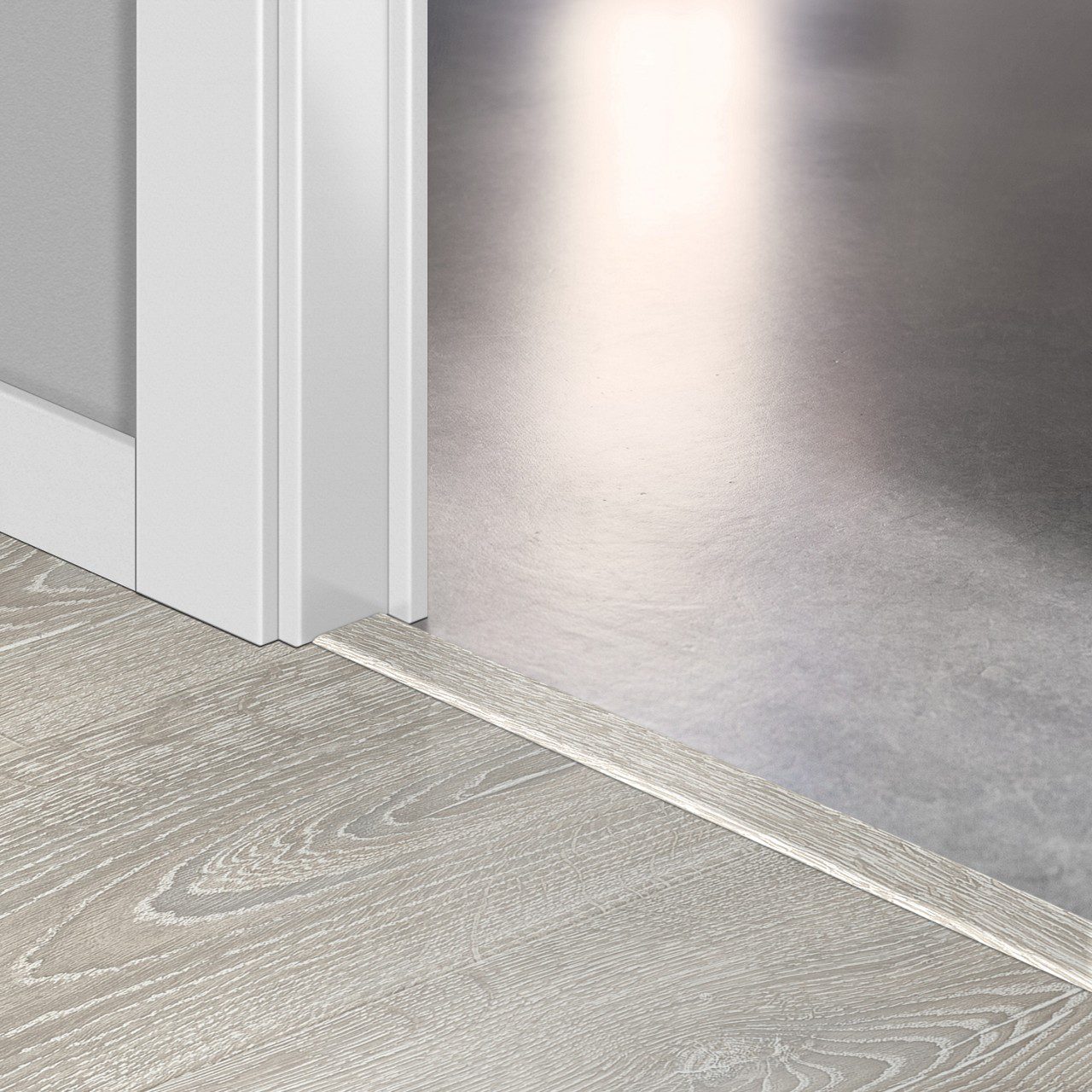 Incizo 5-i-1 övergångslist Quick-Step Patina Classic Oak Grey för laminat, 13x48x2150 mm