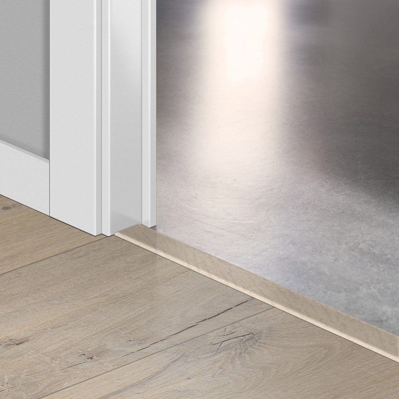 Incizo 5-i-1 övergångslist Quick-Step Soft Oak Light för laminat, 13x48x2150 mm