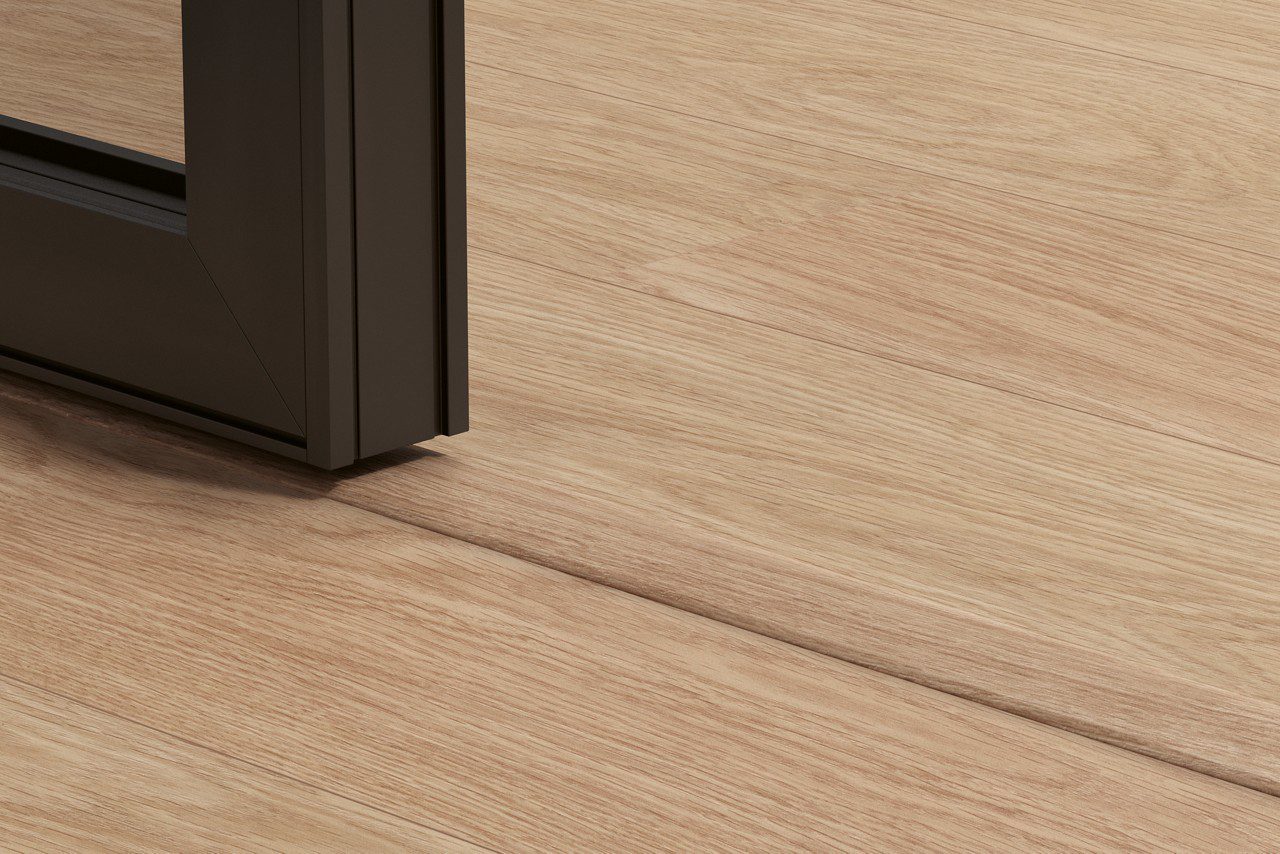 Incizo 5-i-1 övergångslist Quick-Step White Varnished Oak för laminat, 13x48x2150 mm