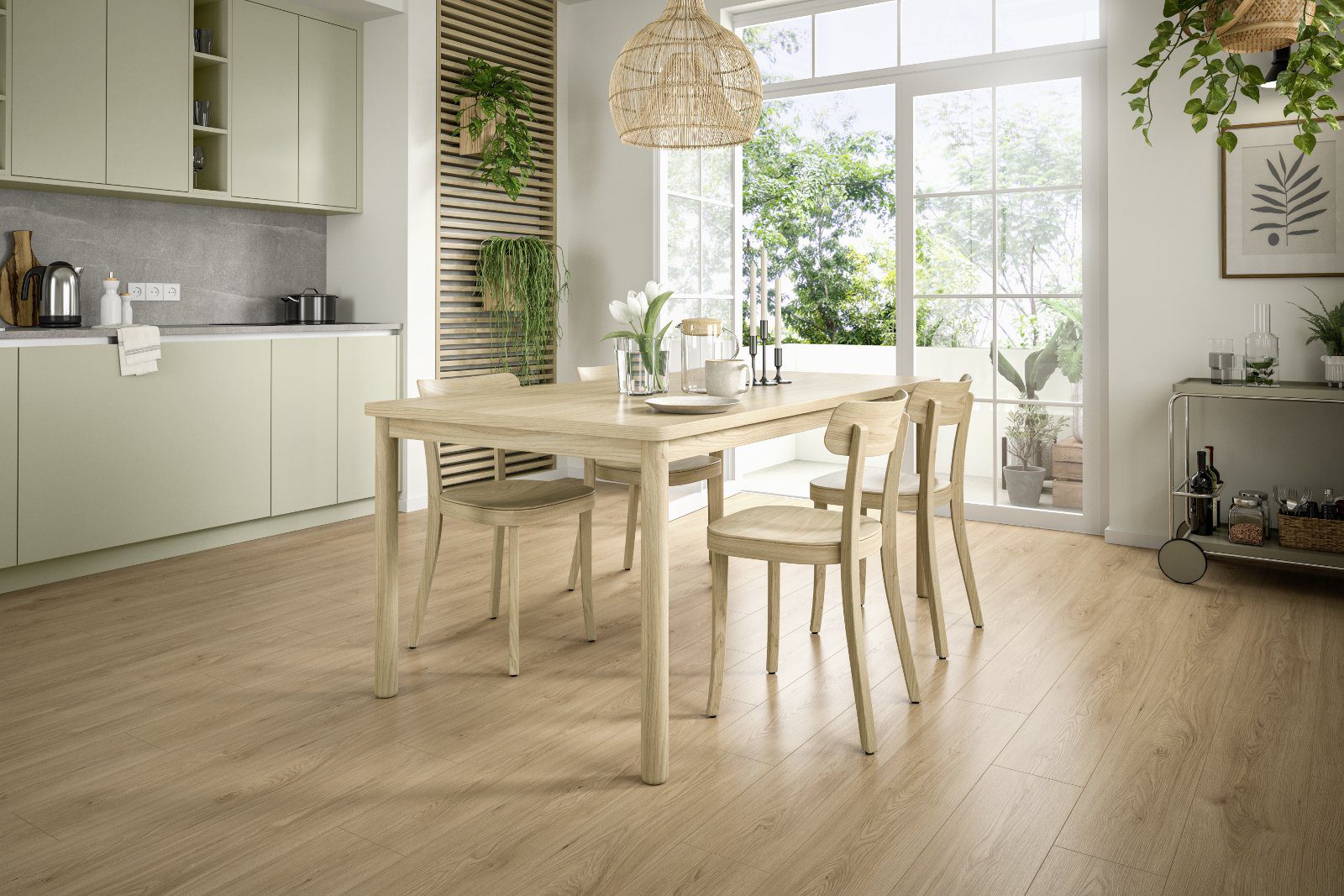 Laminatgolv Egger naturell Avio-ask, Aqua, 8 mm – 2