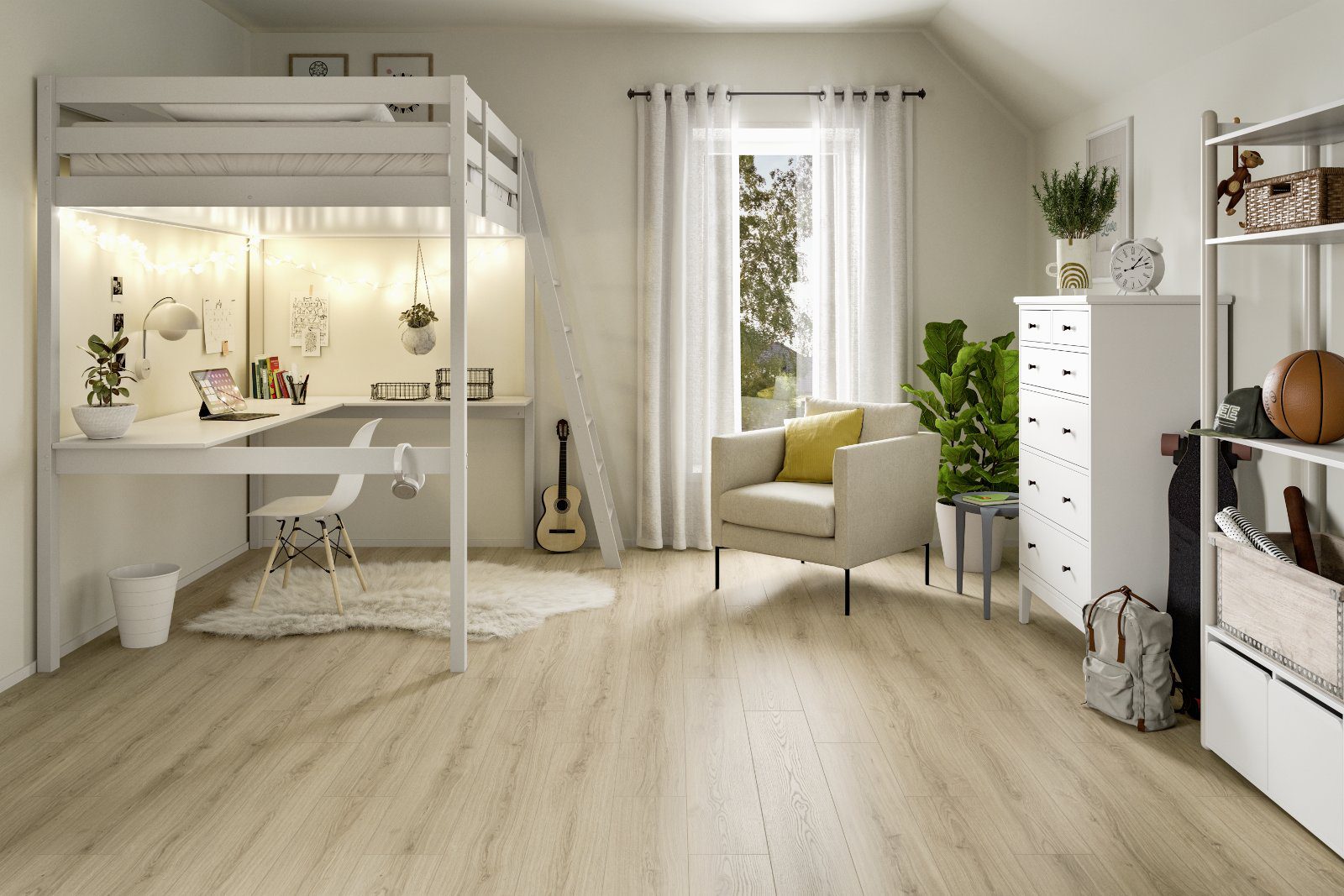 Laminatgolv Egger naturell Padua-ek, Aqua, 8 mm – 2