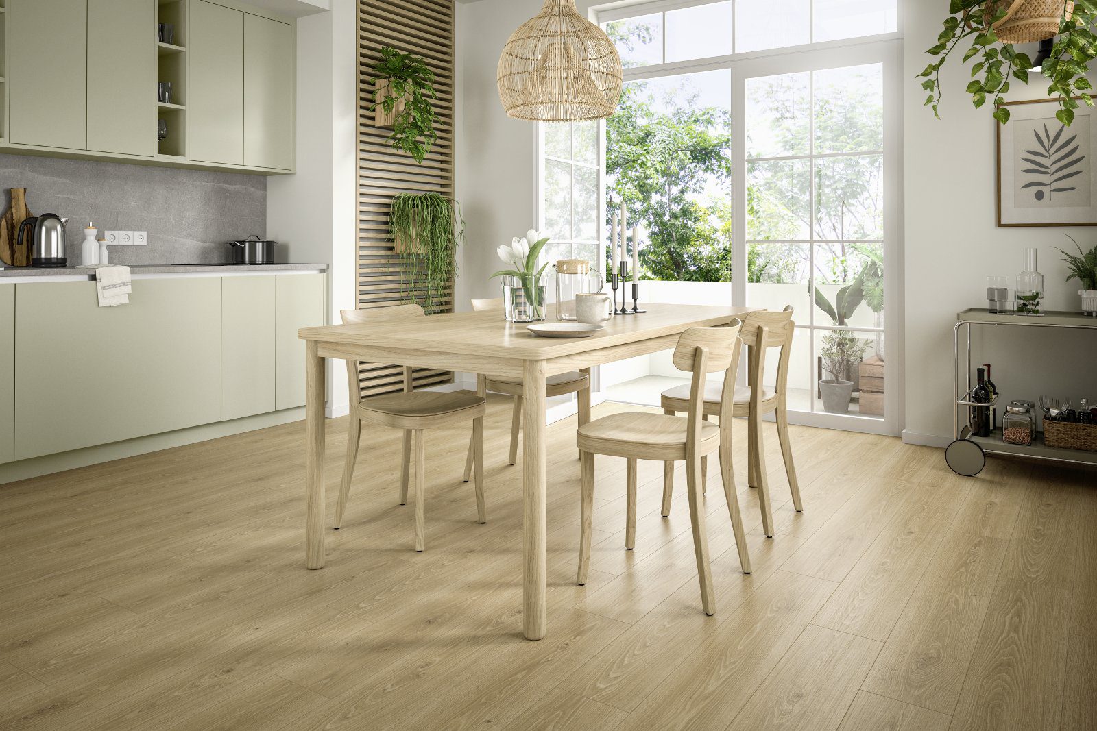 Laminatgolv Egger naturell Treviso-ek, Aqua, 8 mm – 2