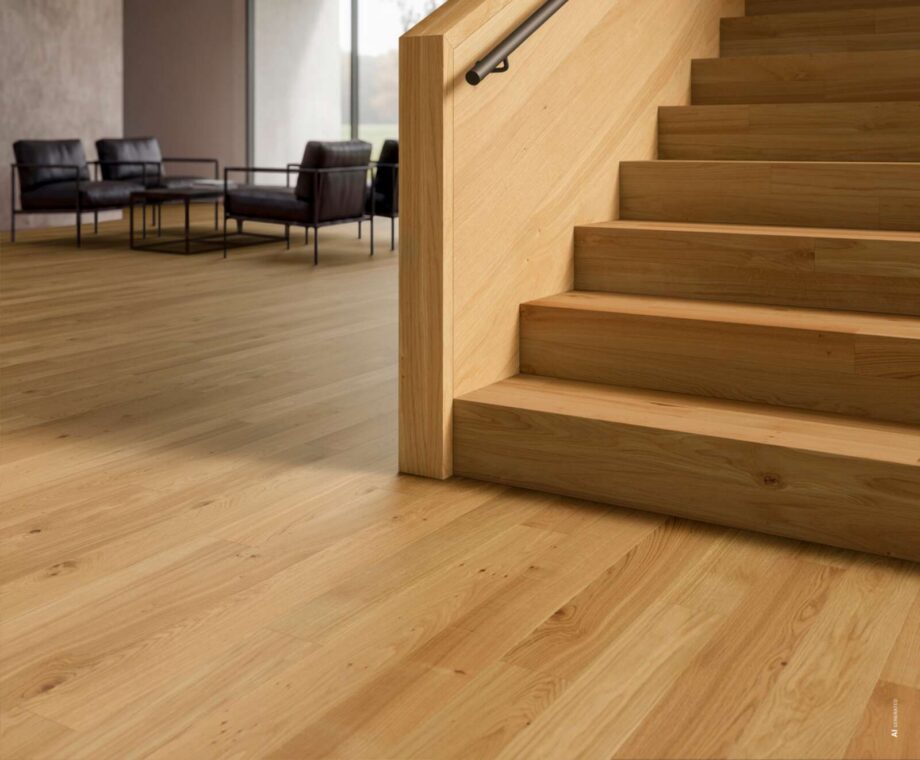 Parkett Bauwerk Cleverpark 1250 ek natur 34 mattlackad borstad – bild 2 Parkett Bauwerk Cleverpark 1250 ek natur 34 mattlackad borstad – 2