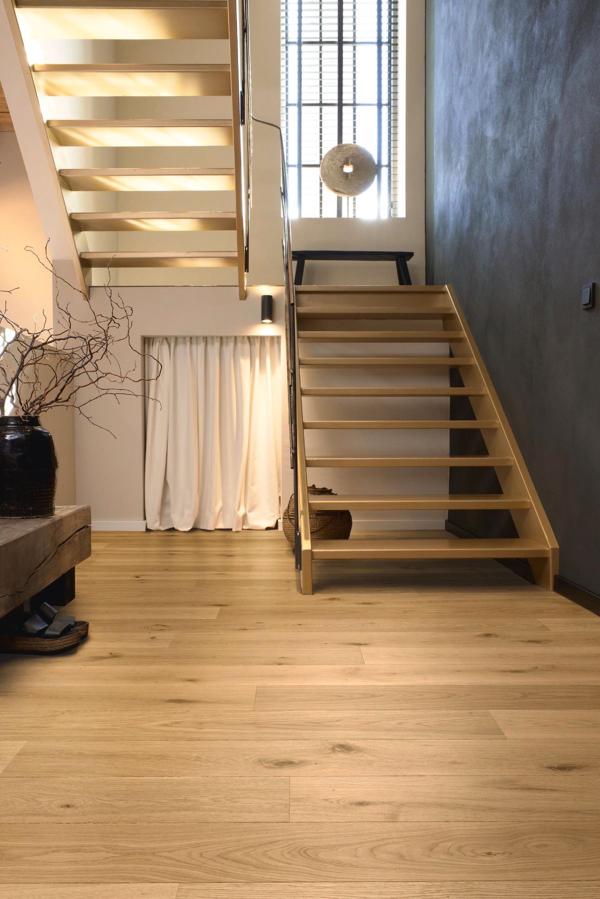Ekparkett Meister, Longlife PD 400, Authentic pure oak 09004, 1-stav, 2200 x 180 mm, borstad, ultramatt lack