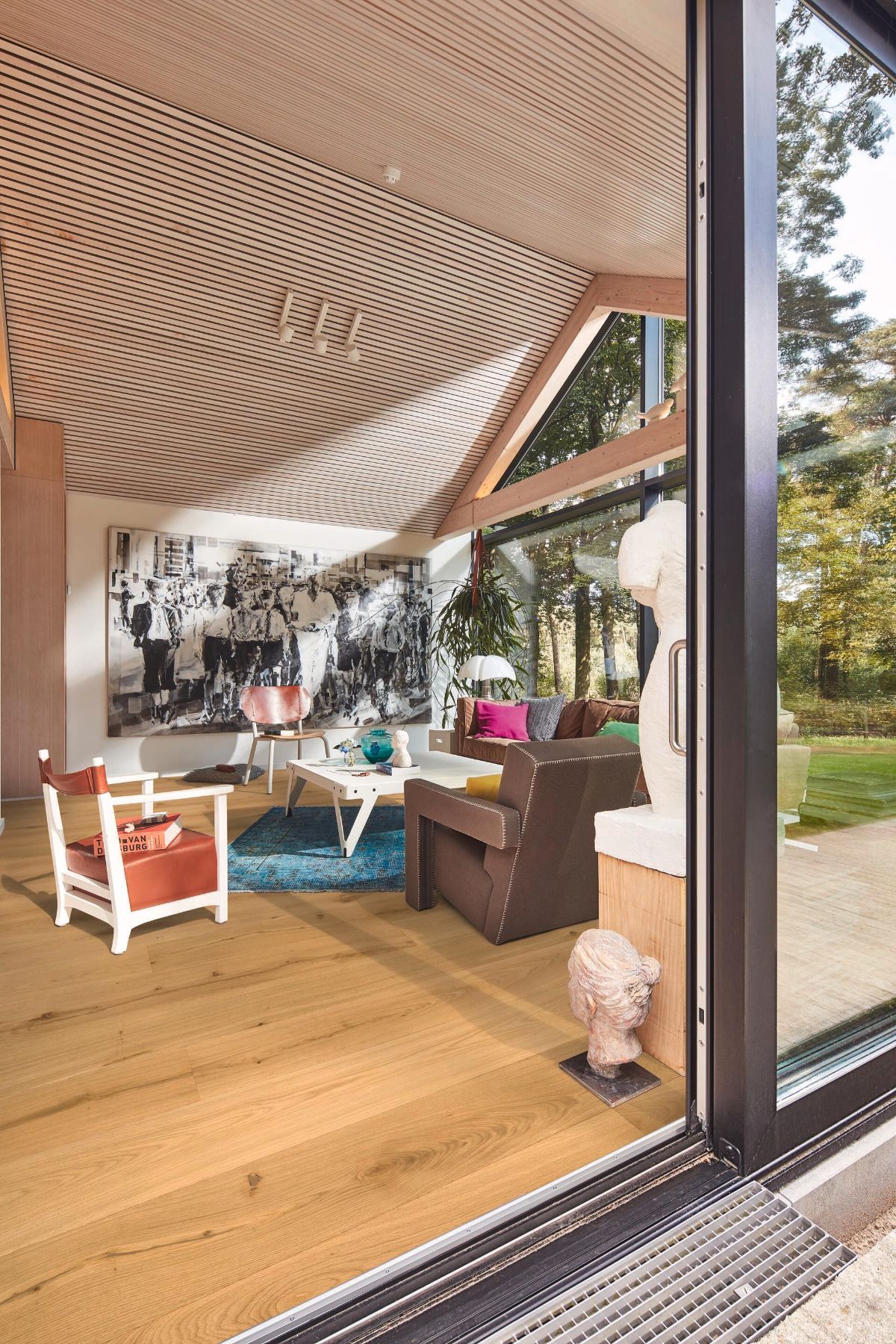 Ekparkett Meister, Longlife PD 400, Authentic oak 09011, 1-stav, 2200 x 180 mm, borstad, ultramatt lack