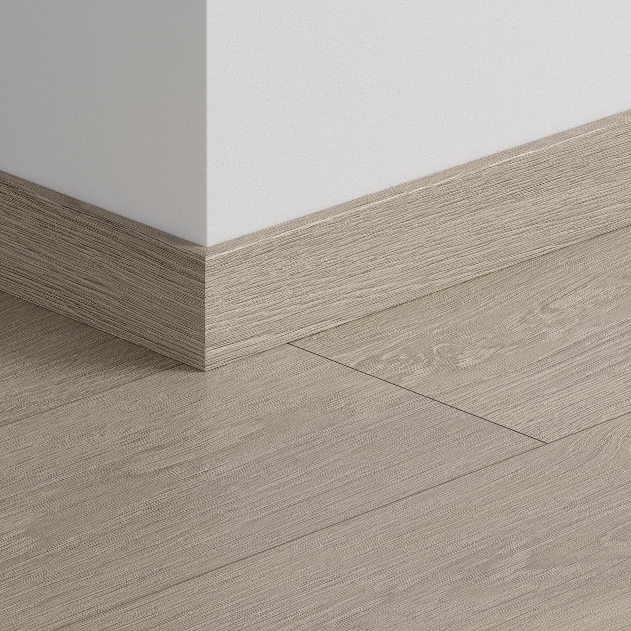 Golvlist Quick-Step Old Oak Light Grey för laminat, MDF, 12x58x2400 mm