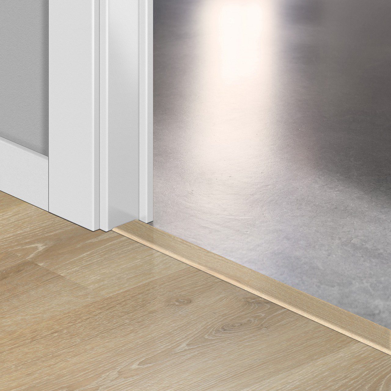 Incizo 5-i-1 övergångslist Quick-Step Tennessee Oak Light Wood för laminat, 13x48x2150 mm