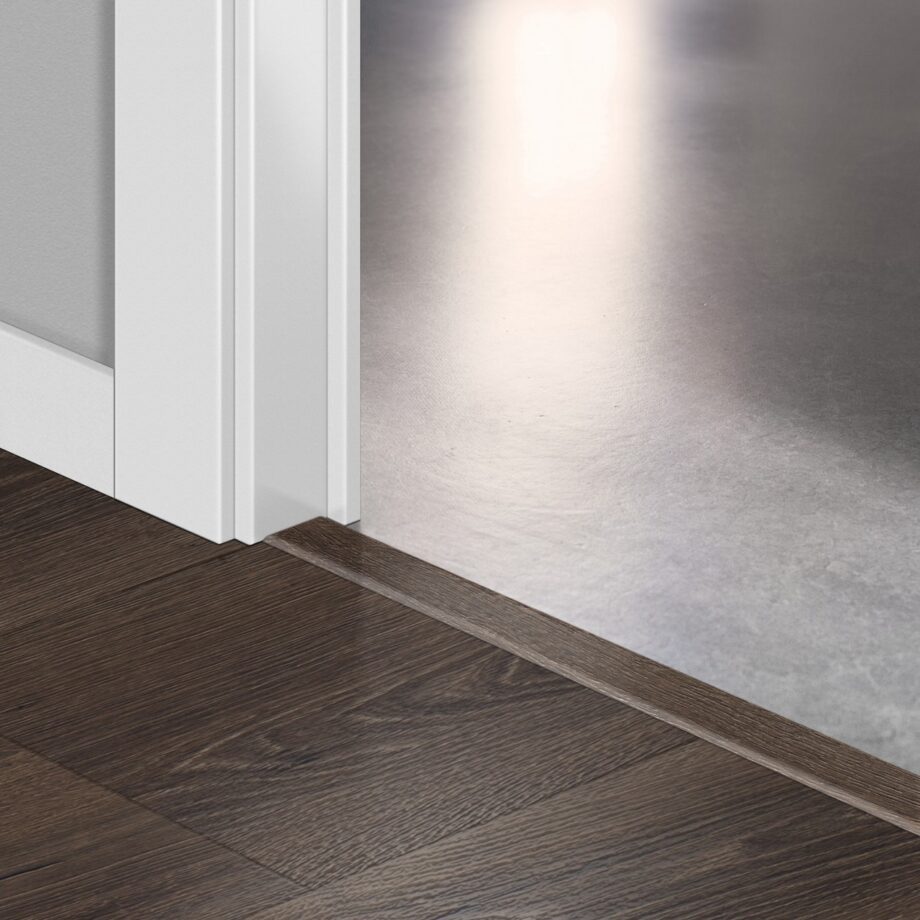 qsincp03553-1 Incizo 5-i-1 övergångslist Quick-Step Desert Oak Brushed Dark Brown för laminat, 13x48x2150 mm