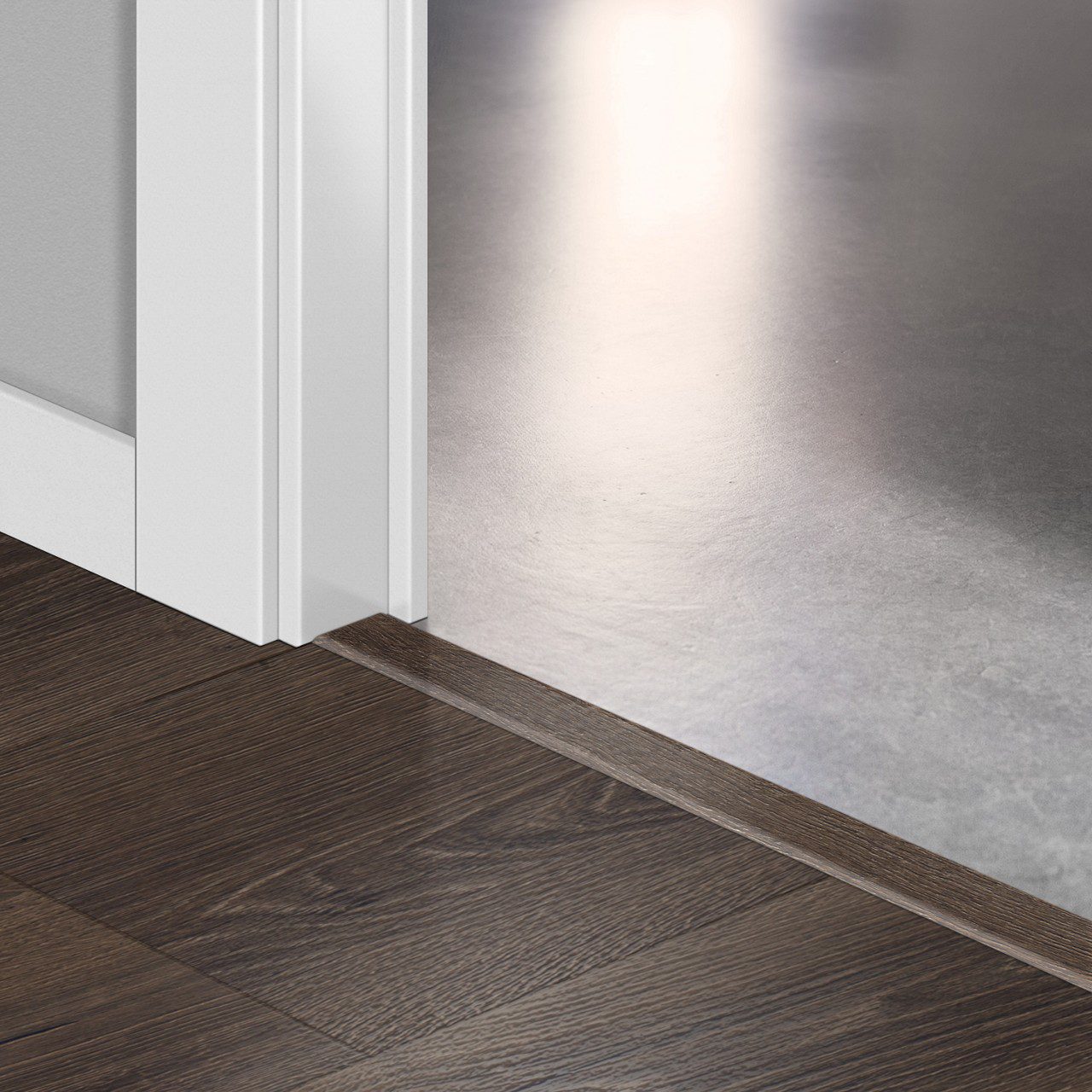 Incizo 5-i-1 övergångslist Quick-Step Desert Oak Brushed Dark Brown för laminat, 13x48x2150 mm
