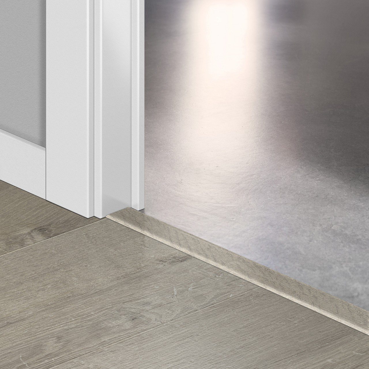 Incizo 5-i-1 övergångslist Quick-Step Soft Oak Grey för laminat, 13x48x2150 mm