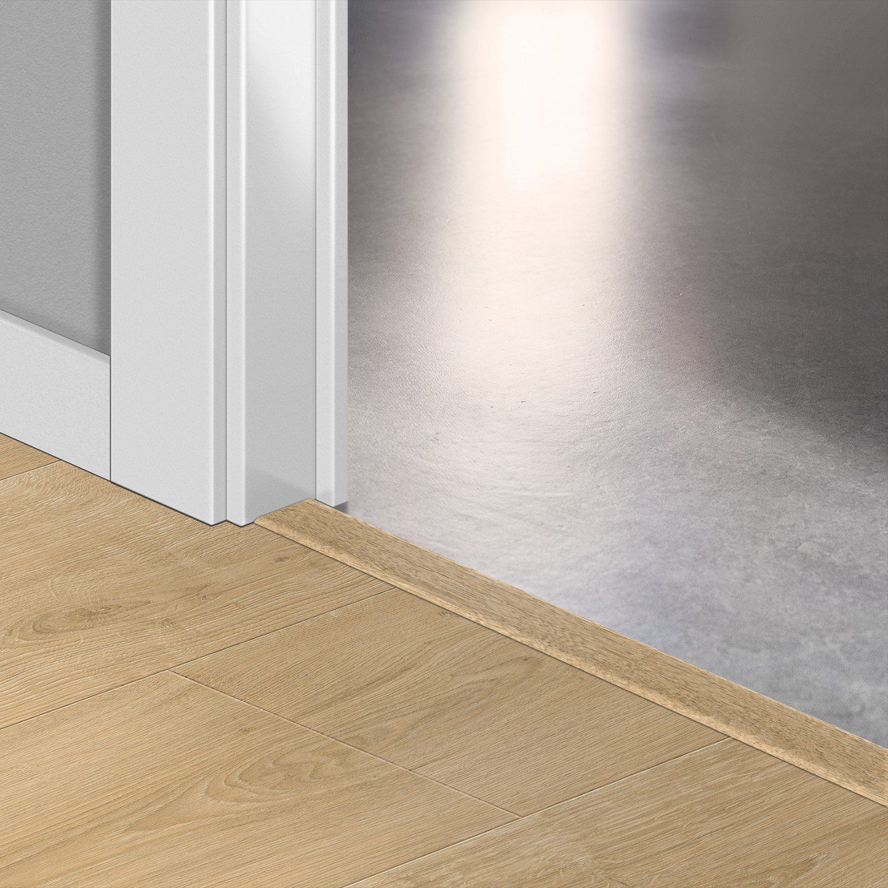 Incizo 5-i-1 övergångslist Quick-Step Brushed Oak Natural för laminat, 13x48x2150 mm