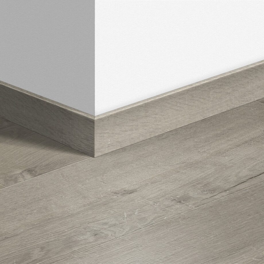 Golvlist Quick-Step Soft Oak Grey för laminat, MDF, 12x58x2400 mm