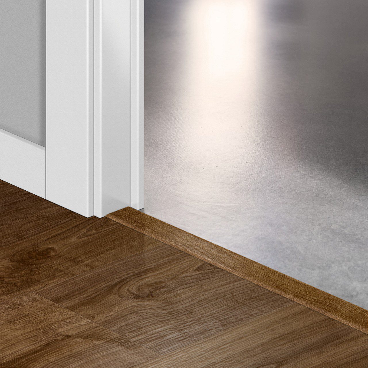Incizo 5-i-1 övergångslist Quick-Step Autumn Oak Brown för styvt LVT vinylgolv (Alpha), 8x45x2000 mm