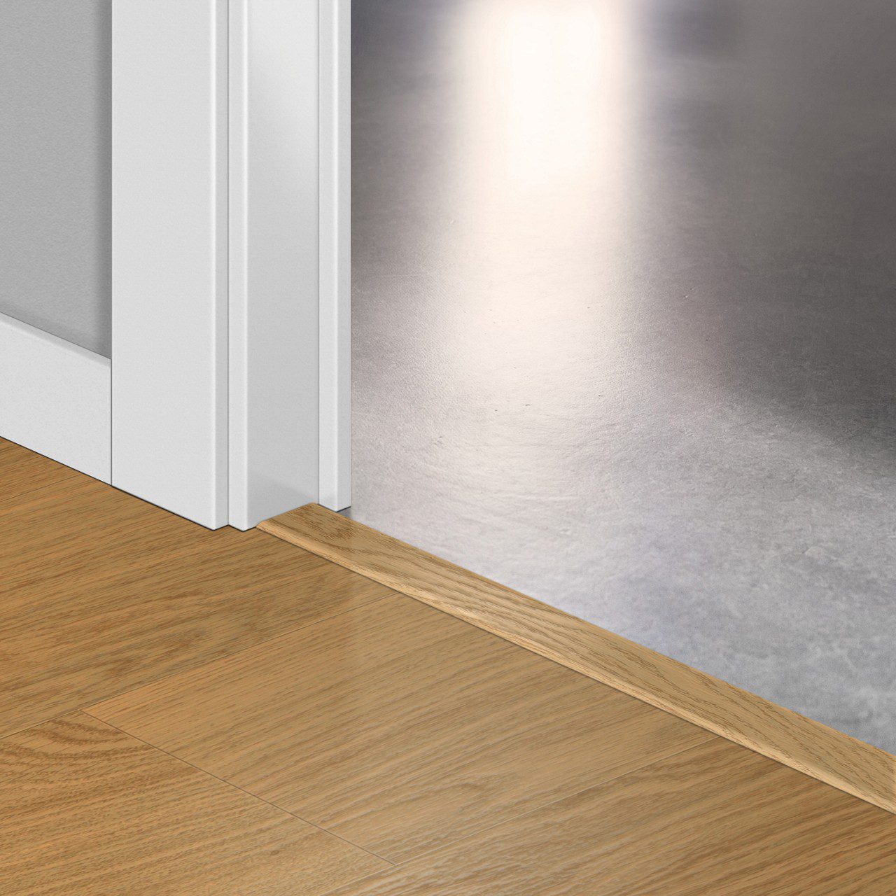 Incizo 5-i-1 övergångslist Quick-Step Pure Oak Honey för styvt LVT vinylgolv (Alpha), 8x45x2000 mm