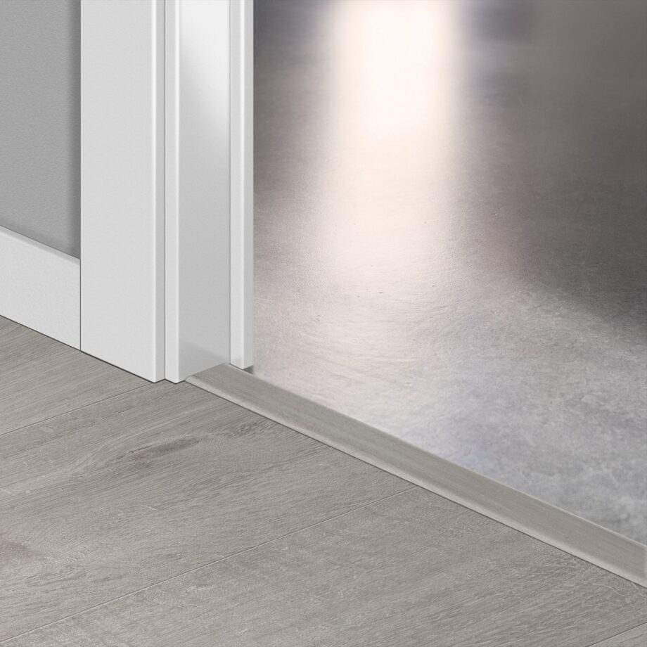 Incizo 5-i-1 övergångslist Quick-Step Cotton Oak Cold Grey för styvt LVT vinylgolv (Alpha), 8x45x2000 mm