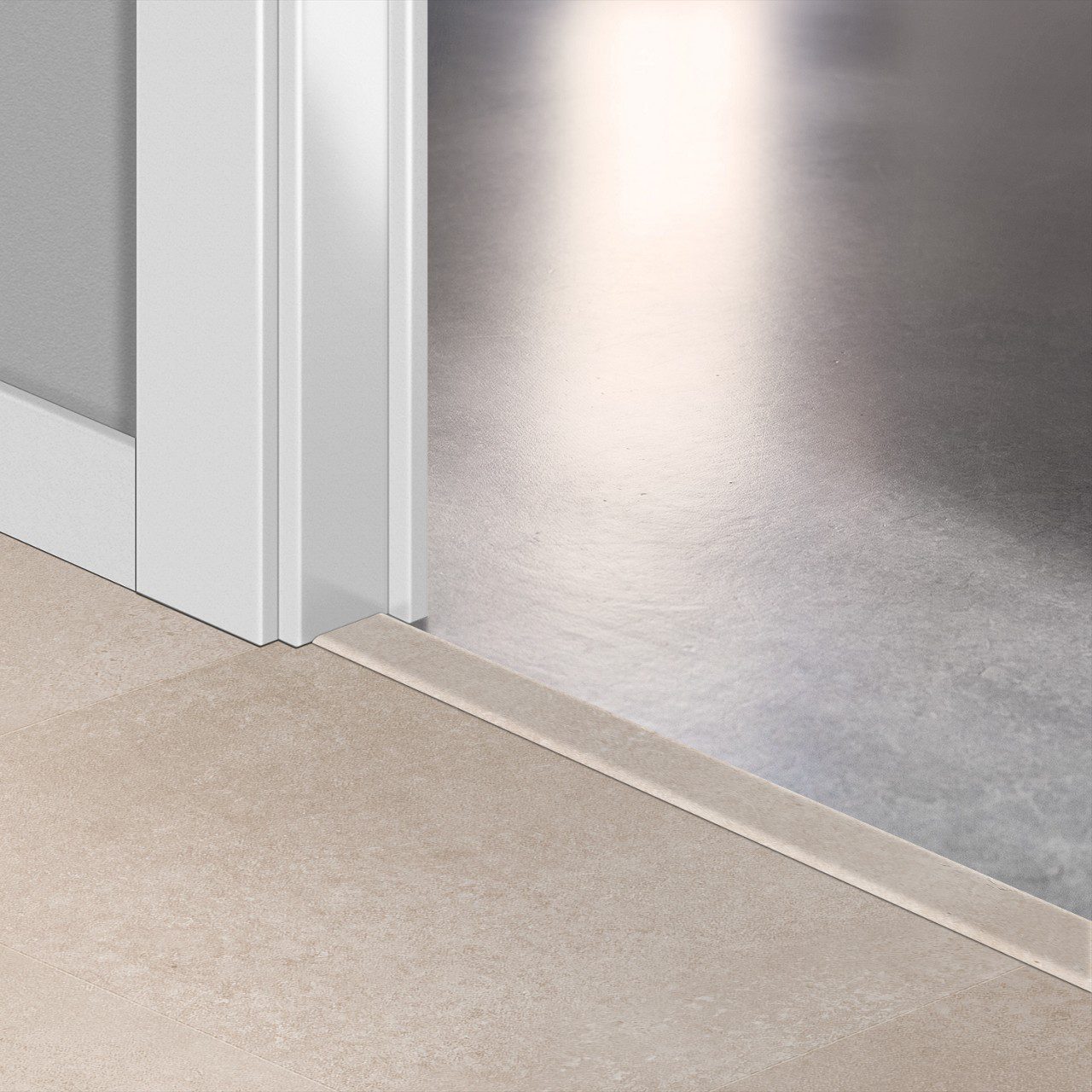 Incizo 5-i-1 övergångslist Quick-Step Coral Rock för styvt LVT vinylgolv (Alpha), 8x45x2000 mm