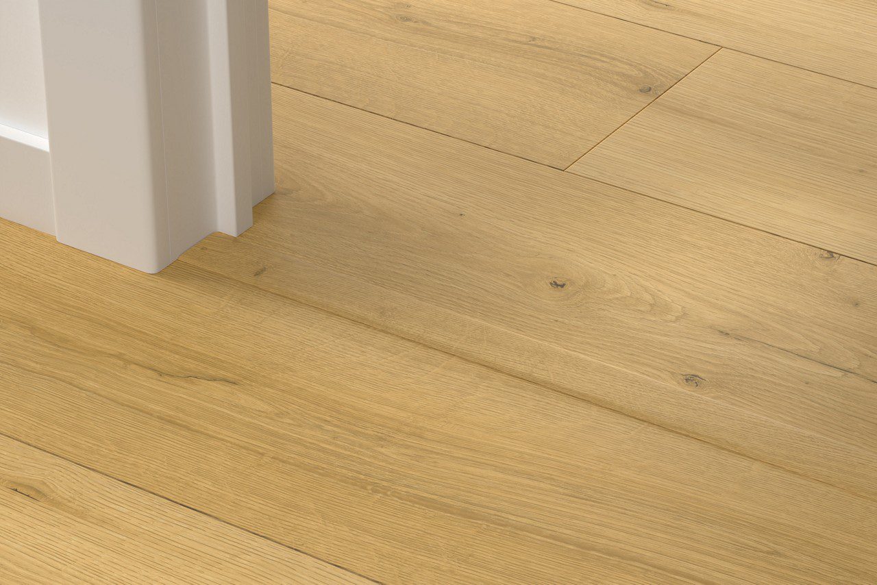 Incizo 5-i-1 övergångslist Quick-Step Brushed Oak Honey för styvt LVT vinylgolv (Alpha), 8x45x2000 mm