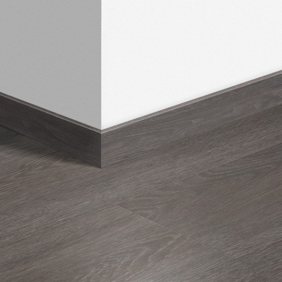 Golvlist Quick-Step Silk Oak Dark Grey för LVT vinylgolv, vattentålig, 12x58x2400 mm