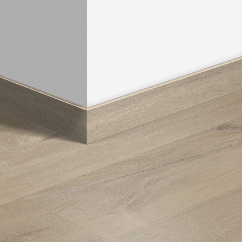Golvlist Quick-Step Cotton Oak Beige för LVT vinylgolv, vattentålig, 12x58x2400 mm