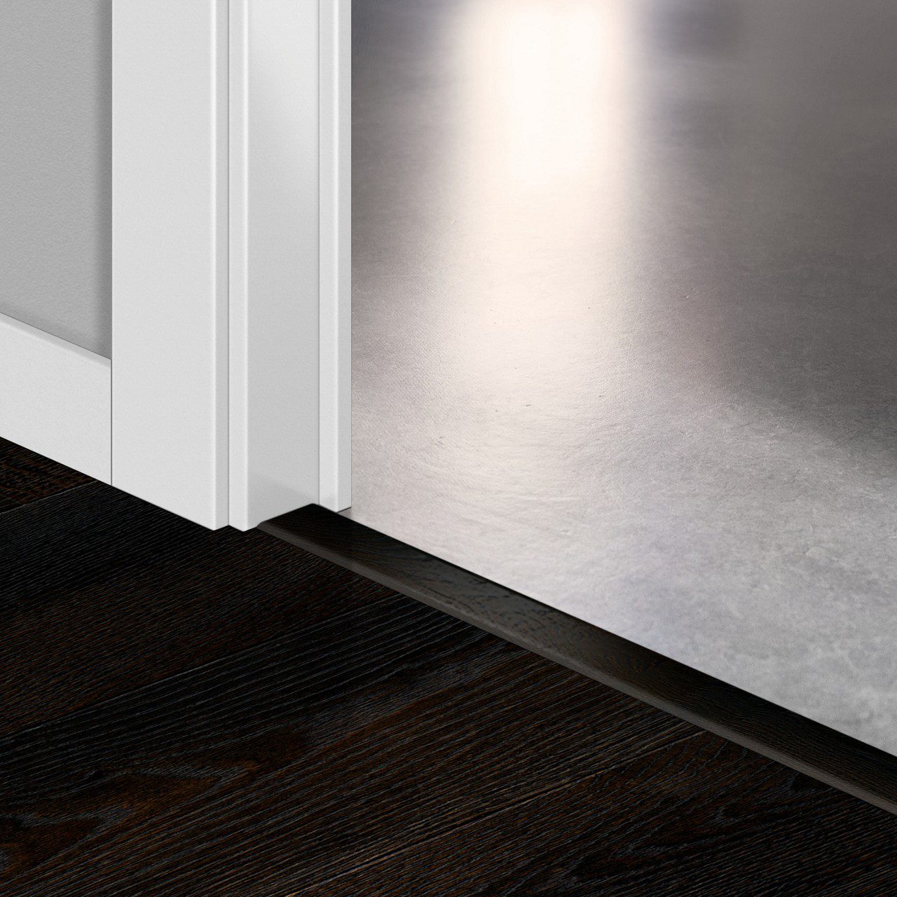 Incizo 5-i-1 övergångslist Quick-Step Midnight Oak Oiled för parkett, träfaner, 17x54x2150 mm