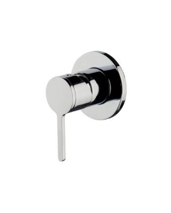 Inbyggd duschblandare Emmevi Filobrass 85009PI, täckplatta Ø 80 mm