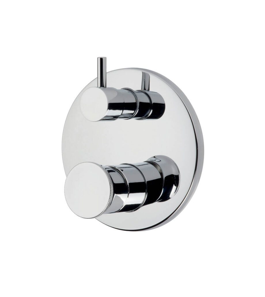 Inbyggd duschblandare Emmevi Filobrass 85019CER, 2 utlopp, omkastarpatron – 2