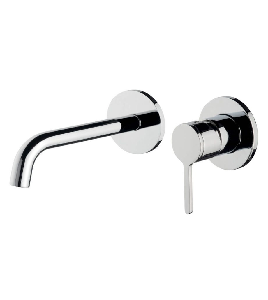 Inbyggd tvättställsblandare Emmevi Filobrass 85155, separata rosetter, krom Inbyggd tvättställsblandare Emmevi Filobrass 85155, separata rosetter