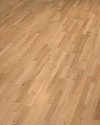 Ekparkett Thede & Witte Euro 3-strip, kvistig, oljad, 3-stav, 2200 x 204 x 14 mm
