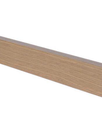 Golvsockel Thede & Witte Cube 40, ek Darkgrey, 15 x 40 x 2400 mm