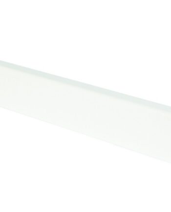 Golvsockel Thede & Witte Cube 40, vit, kraftig folie, 15 x 40 x 2400 mm