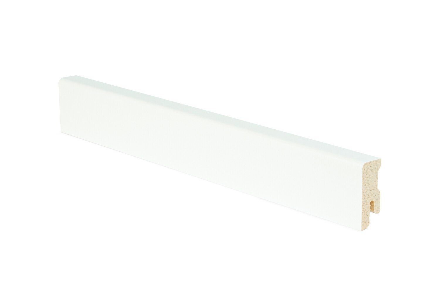 Golvsockel Thede & Witte Cube 40, vit, kraftig folie, 15 x 40 x 2400 mm