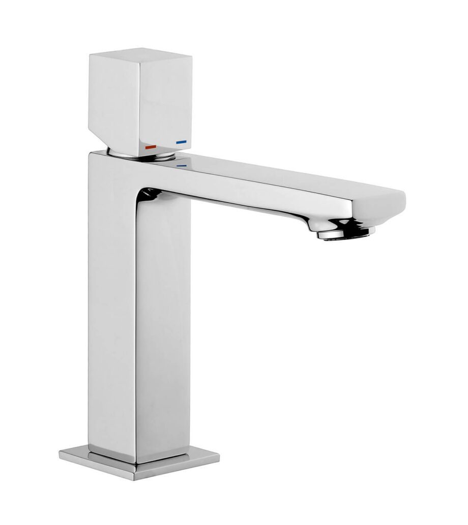 Tvättställsblandare Emmevi Gea 26003 med click-clack-ventil, krom, spak utan skaft Tvättställsblandare Emmevi Gea 26003 med click-clack-ventil