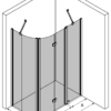 Rund duschhörna Hietakari Infinia 268 – 3D-ritning Rund duschhörna Hietakari Infinia 268 – 3D-ritning