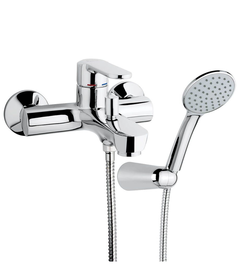 Badkarsblandare Emmevi Nefer 77031, krom, blandare + duschset Badkarsblandare Emmevi Nefer 77031 – 2
