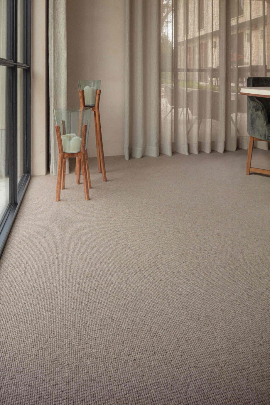 Heltäckningsmatta Creatuft Sydney 100 Grey-brown – ull – 2