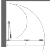 Vikbar duschvägg Hietakari Forma 303 – bild 2 Vikbar duschvägg Hietakari Forma 303 – 2