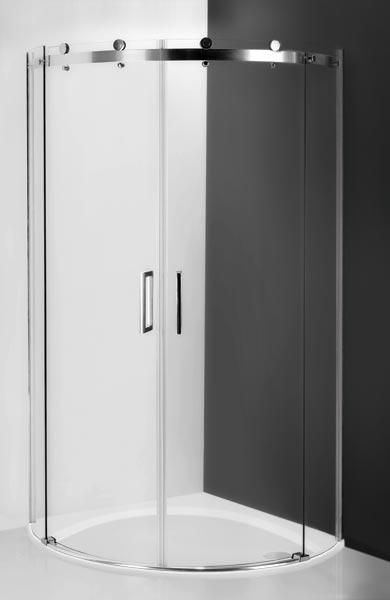Duschkabin 90x90 Ambient Line AMR2N – duschhörna, kvartsrund R550, 8 mm säkerhetsglas