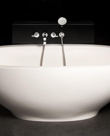 Badkar PAA Dolce – fristående, Silkstone, matt stenkomposit, 180 cm